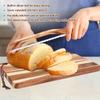 1/2 Pcs Bread Cutter and Board Set Manual Bread Slicer Bow Breads Cutter Baguette Slicing Knife for Baking Kitchen Accessories