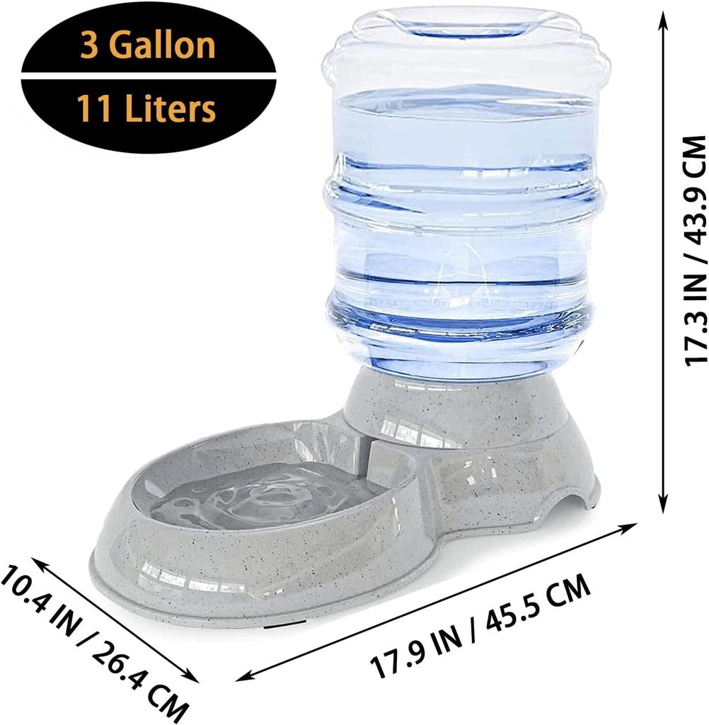 Hund automatischer Wasserspender 3 Gallonen 11 Liter Haustier automatischer Schwerkraft-Wasserspender Station großer Hund und Katze Wasserspender Wasserspender