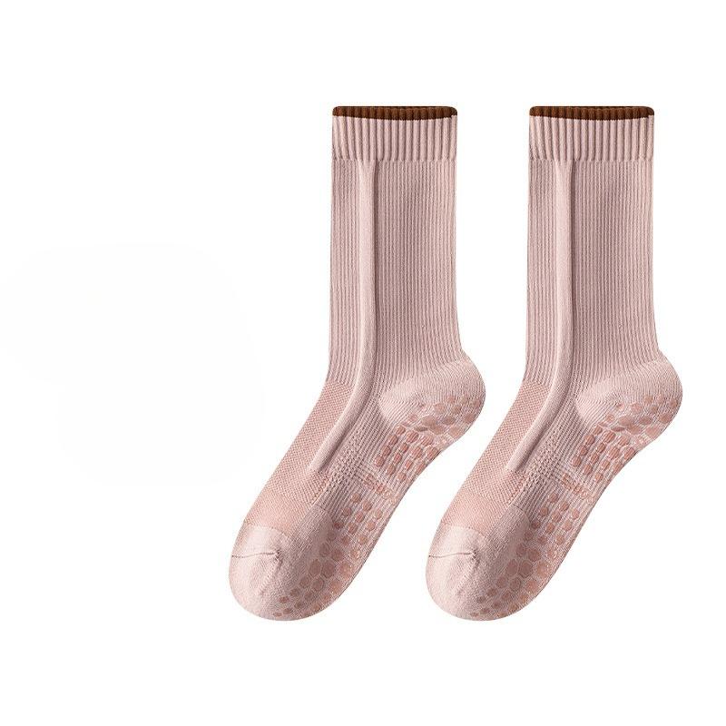 Yoga Socks, Women's Anti-slip Mid-calf Pilates Socks, Sports Floor Socks, Summer Women's Long Stockings