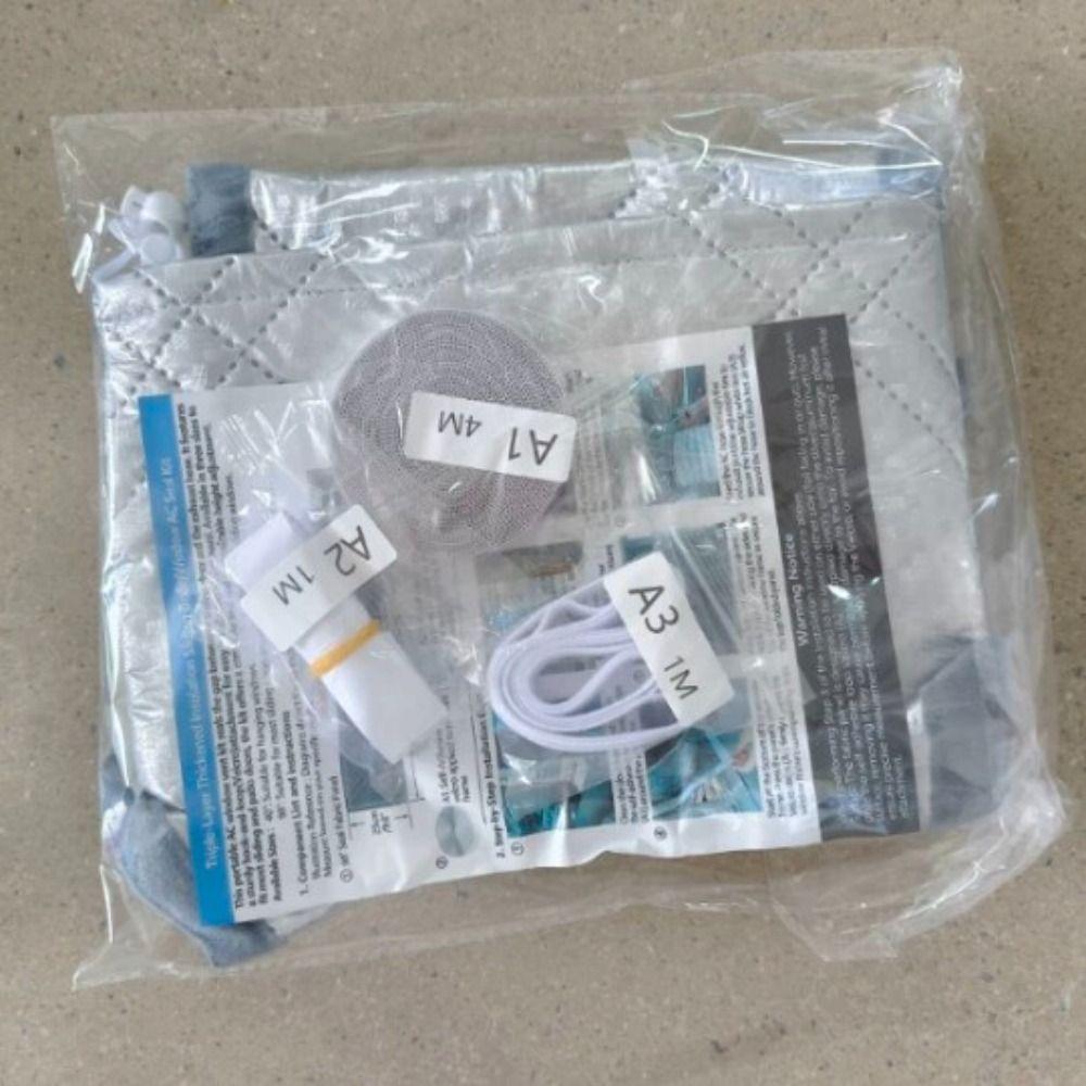 Waterproof Portable AC Window Seal Oxford Fabric Window Insulation Panel  Portable Air Conditioner