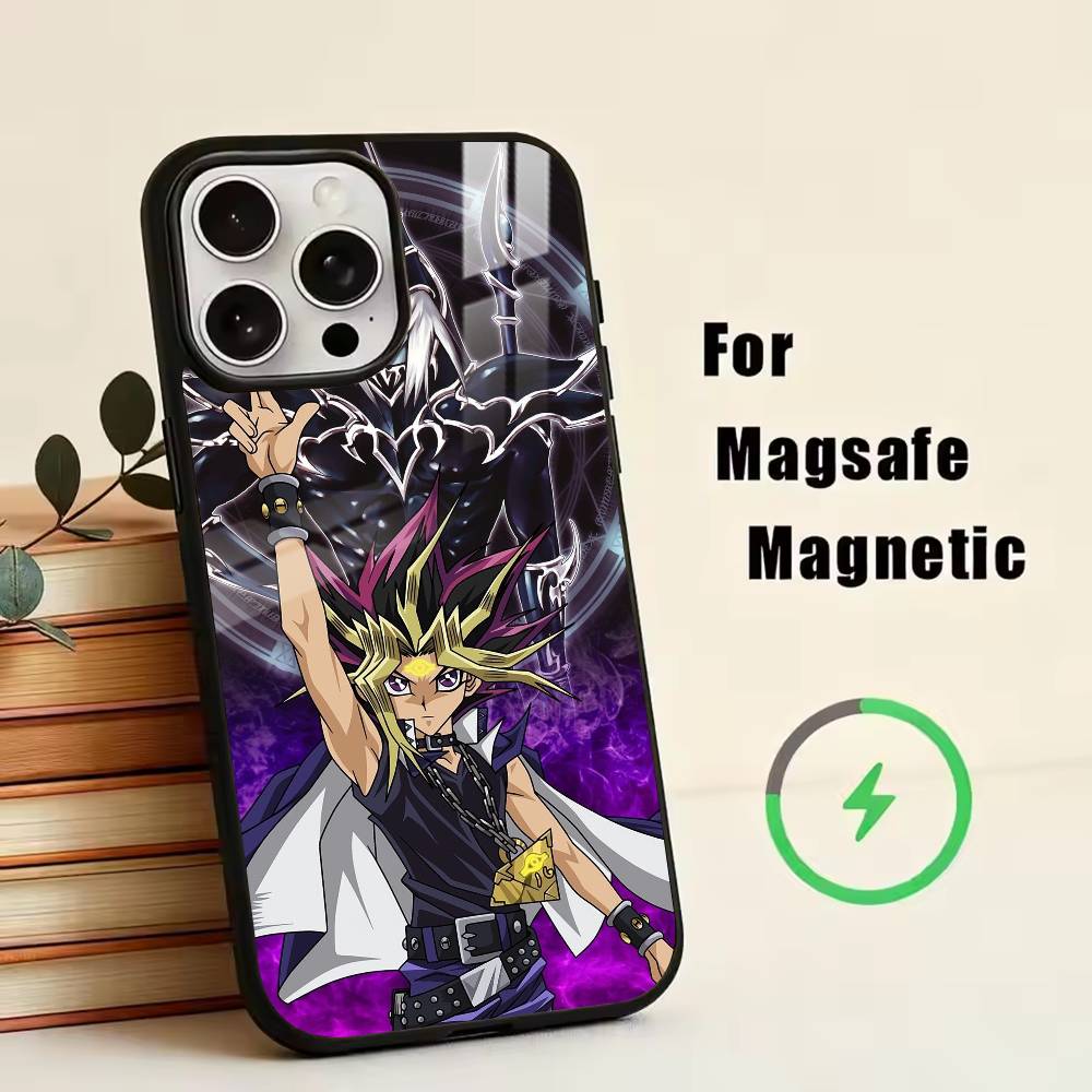 Game Y-Yu-Gi-Oh Phone Case For iPhone17,16,15,14,13,12,11 Plus,Pro Magnetic For Magsafe Wireless Charging