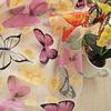 1PC Tulle Curtain For Bedroom Kitchen Kids Room Decoration Louver Window Treatments Romantic Butterfly Pattern Sheer Drape