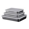 Japanese Style Deep Stainless Steel Prep and Serving Tray
