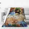 N-ninjagos Blanket  Flannel Funny Warm Throw Blankets for Bedspread Summer