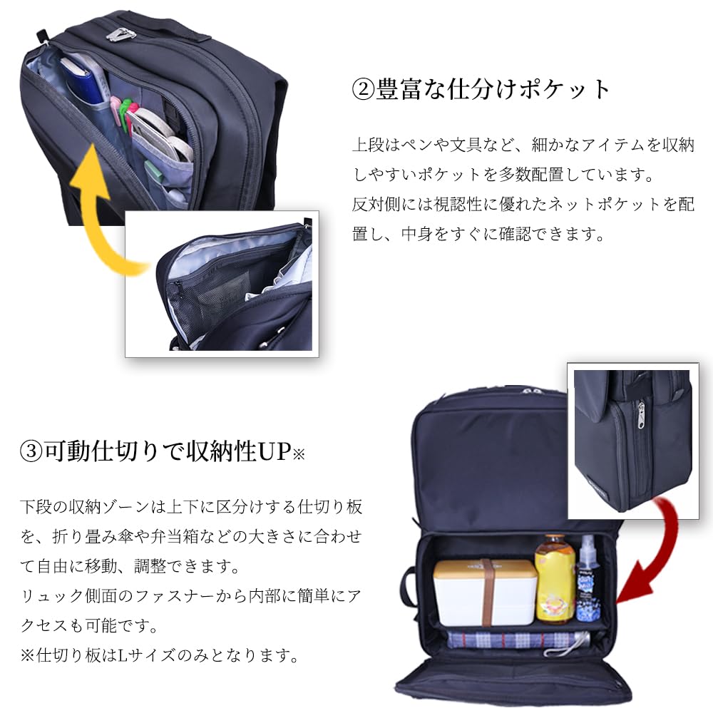 [STARTTS] RAIN-Force Waterproof and Water-Repellent Business Backpack with Storage and Organization (Size L)