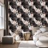 Graphite and Burgundy Marble Wallpaper for Living Room and Bedroom 50x1000