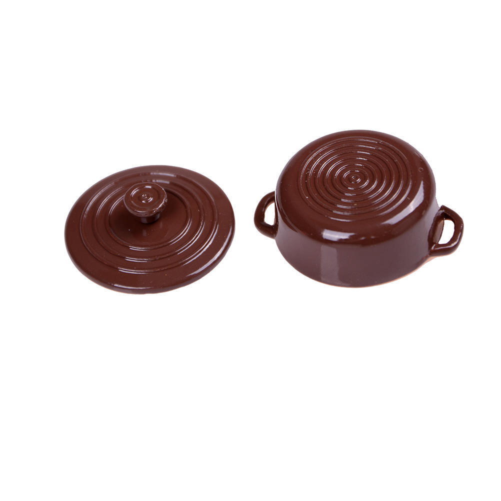 1:12 Puppenhaus Mini Topf Kessel Puppenhaus Zubehör Spielen Küche Spielzeug