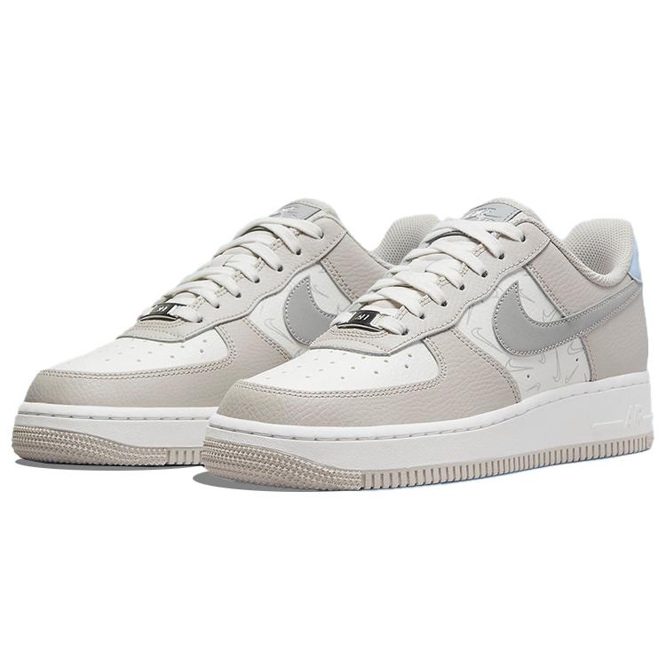Nike Air Force 1 Low '07 Reflektierend Mini Swoosh Grau Damen DR7857-101