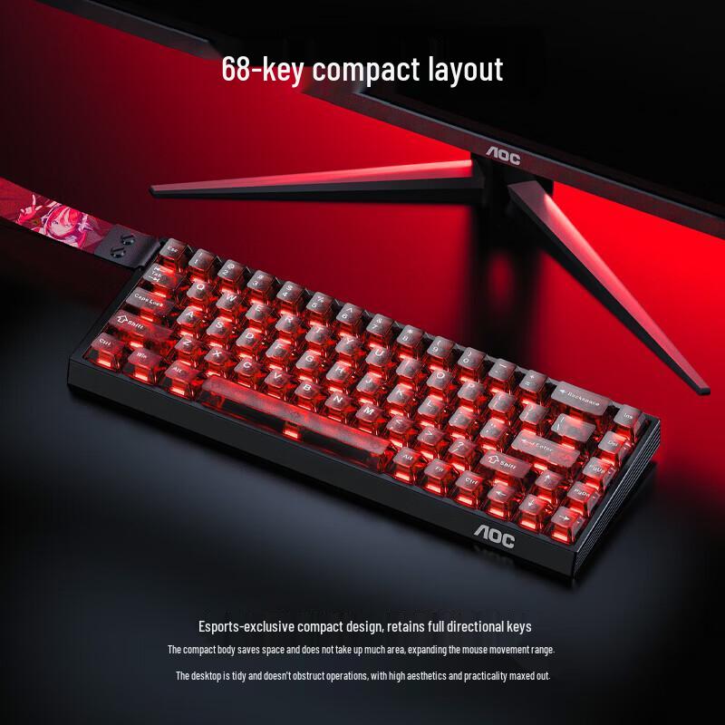 AOC K68 Tri-Mode Magnetic Switch Gaming Keyboard