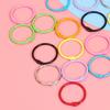 Creative DIY Heart Shaped Keychain With Glitter and Sturdy Acrylic Materials for Personalize Accessories