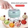 Mini Electric Garlic Masher, Wireless Electric Garlic Beater, Garlic Puller, Garlic Puree, Garlic Press Machine, Household Garlic Masher