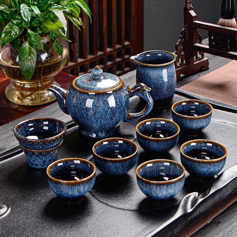 Meijin Kiln-Fired Ceramic Kung Fu Tea Set