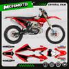 MCHMFG  Team Graphics Backgrounds Decals Stickers Kit For   RIEJU MR 300 Number Name Ize 004