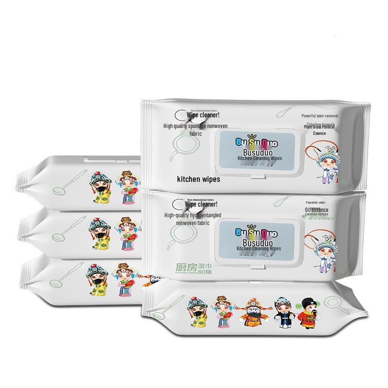 Kraftvolle Küchenentfettungs-Feuchttücher für Dunstabzugshauben