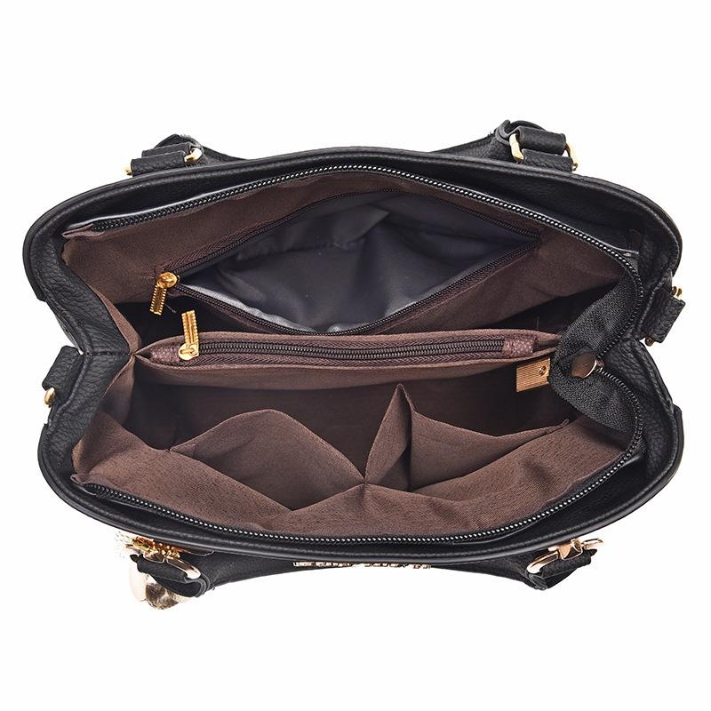 mazon women's  new trendy fashion embroidered handbag shoulder messenger bag