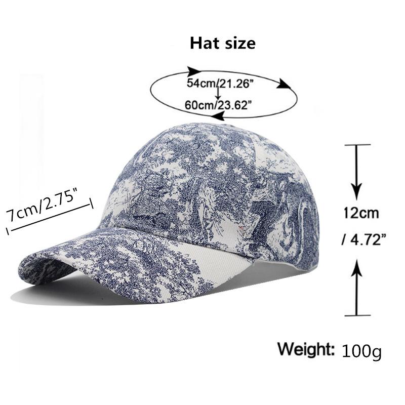 Hat Female Animal Crossing Printed Tide Cap Versatile Student Soft Top Baseball Cap Male Female