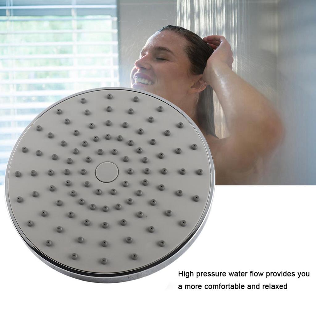 6palcová kulatá vysokotlaká dešťová sprchová hlavice chromovaná horní sprcha koupelnové doplňky