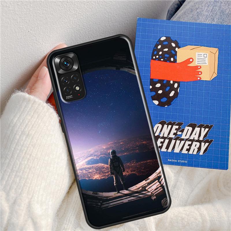 Interstellar Movie Case For Xiaomi Redmi Note 11 Pro 8 9 10 Pro Note 10S 11S 9S K50 K40 9A 9C 10A 10C Cover