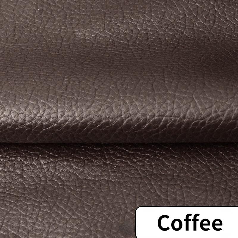 1Pc 100*140cm Litchi PU Leatherette Faux Leather Fabric Synthetic For Sewing Bow Bag Brooches Sofa Car DIY Hademade Material