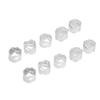 40 Pcs Beard Beads Metal Silver Exquisite Vintage Beard Ornaments for Hair Braiding Necklace