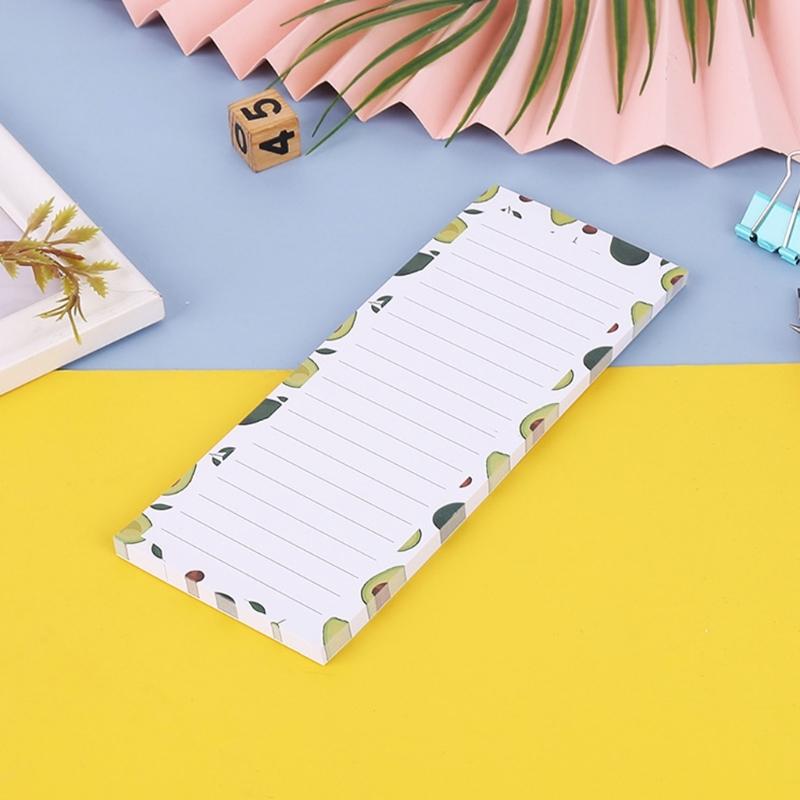 4 Pack Magnetic Memo Pads Reusable Refrigerator Notepad for Shopping Grocery Lists Family Schedule Planning Paper Pads