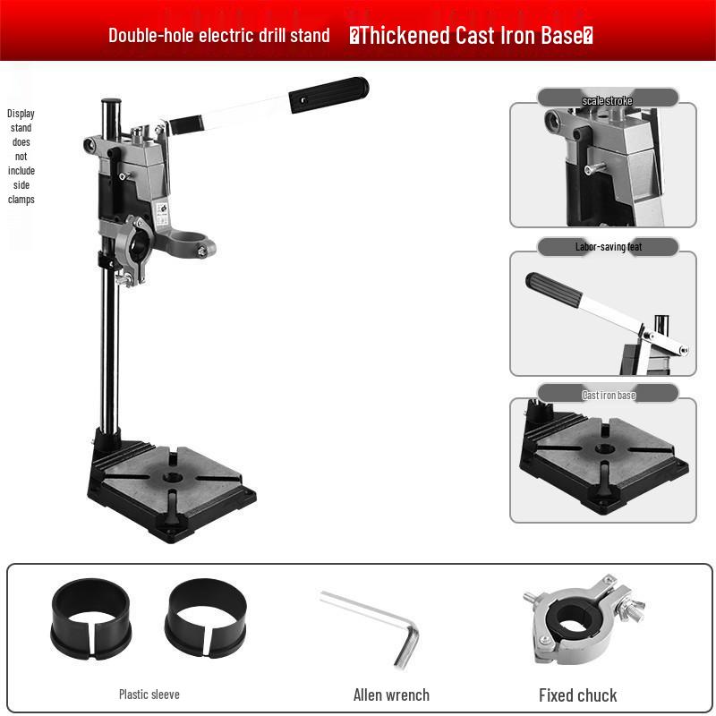 Multifunctional Electric Drill Stand: Handheld To Bench Mini Pistol Drill & Micro Punching Tool for Household Use