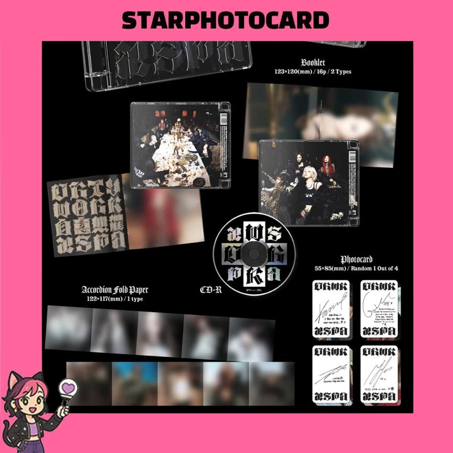 [READY STOCK] AESPA - 1ST SINGLE ALBUM [ DIRTY WORK ] (DIRTY CODE Ver.)