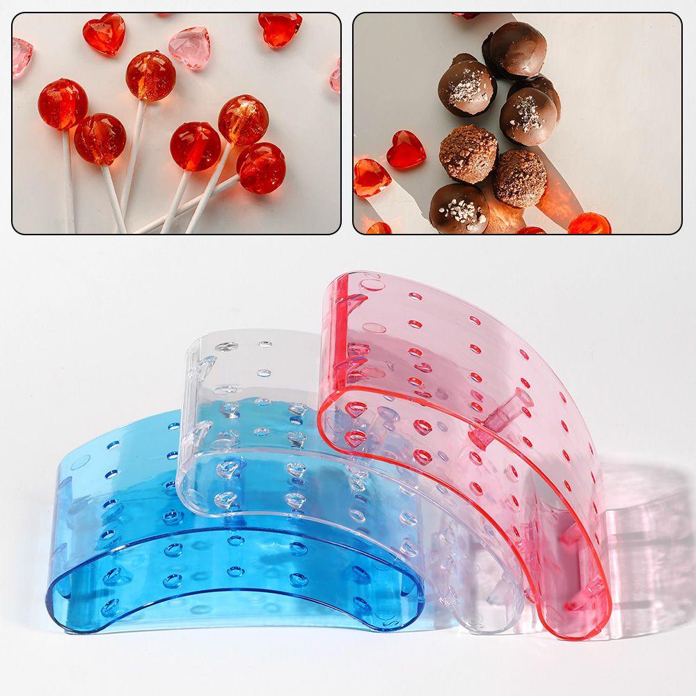 Acrylic 20 Holes Wedding Party Lollipop Holder Candy Display Stand Cake Lollipop Support Kitchen Tools