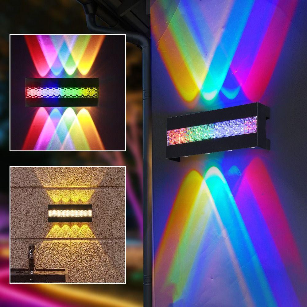 AC85-265V LED Wall Lamp Up Down Illumination 10W/8W/6W Waterproof Wall Light Modern Energy Saving Wall Washer Light House