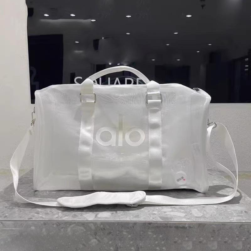 Borsa a tracolla da viaggio in rete trasparente ad alta capacità da donna Alo per yoga e fitness