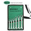 Key Ratchet Wrench Set 72 Tooth Gear Ring Torque Socket Wrench Set Metric Combination Ratchet Spanners Set Car Repair Tools