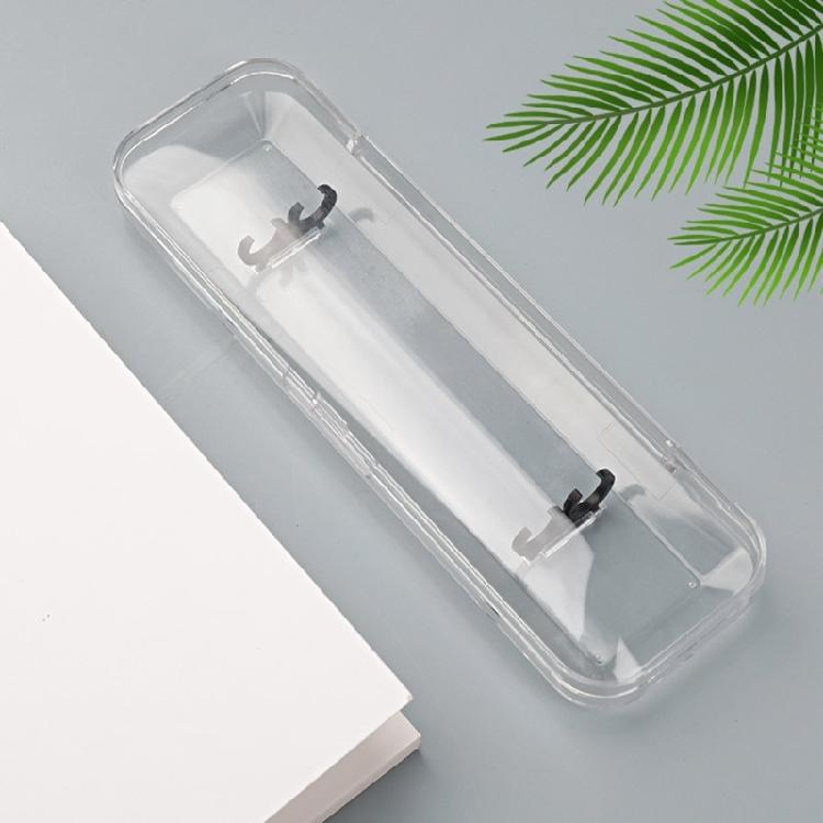 NonToxic Clear School Organizers Double Support Box Solid Construction For Safely Storing Pen Erasers And Art Supplies