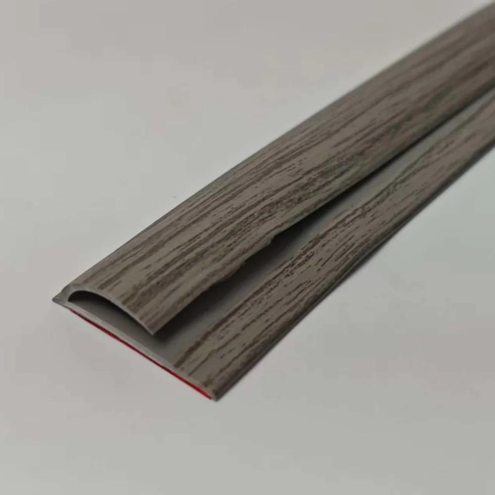 1PC 2m/78.74inch PVC Carpet Edge Trim Strip Cuttable Flexible Floor Transition Strip Safe Waterproof Rug Edge Protector Doorway