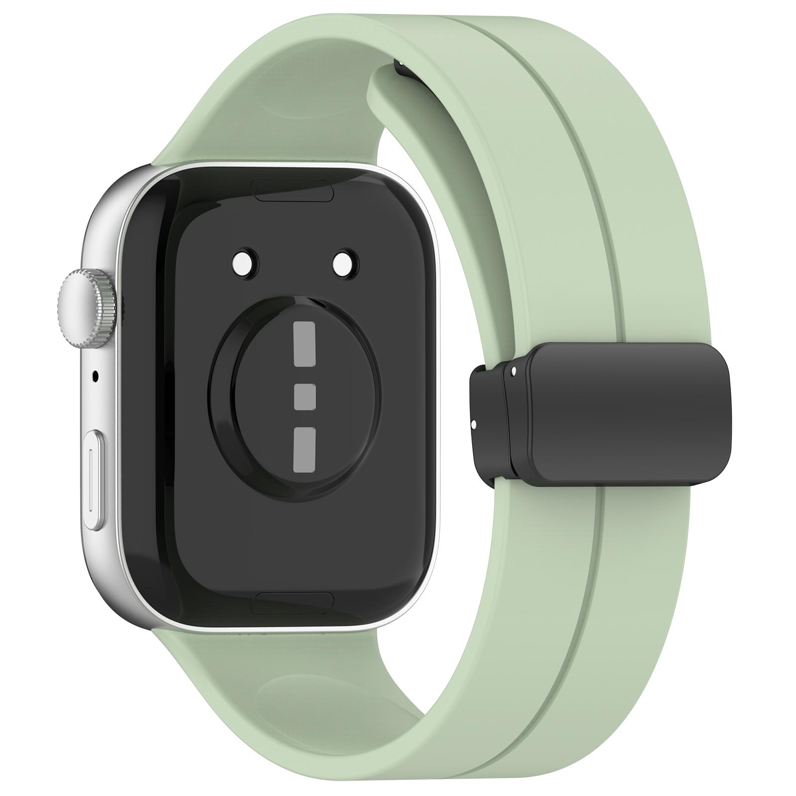 

Для Huawei Watch Fit 3 силиконовый ремешок для часов с магнитной застежкой Green