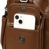 Soft Leather Large Capacity Shoulder Bag Middle-Aged Women's Bag Mother's Bag Commuter Multi-Pocket Crossbody Bag