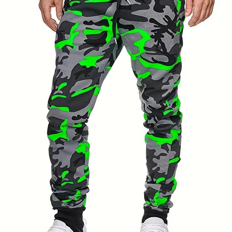 2024 Men's British Style 3D Printed Sports Casual Trousers