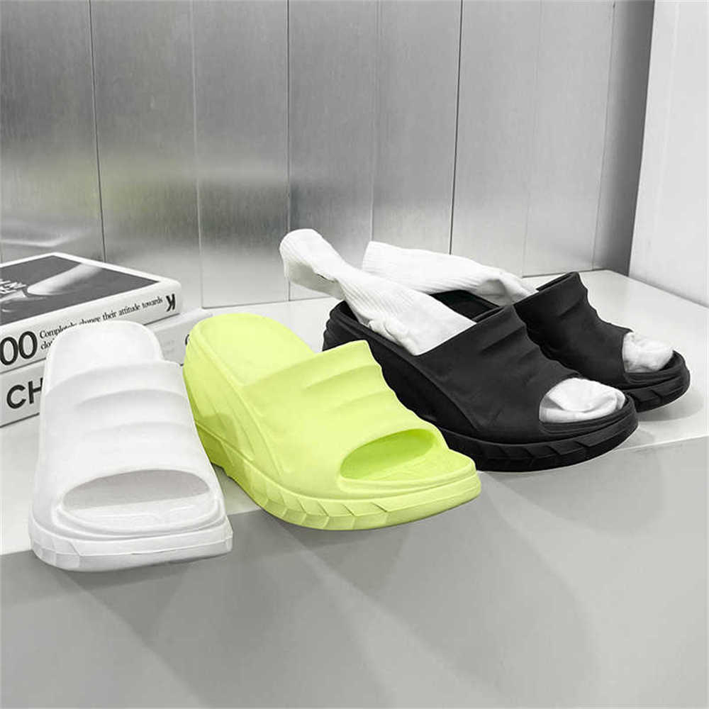 Fashion Increase Height Demi-season Tennis Flat Sandals Woman Luxury Shoes Women's Slippers Sneakers Sport Sporty Pie Sneskers