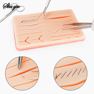 Silicone Skin Pad Suture Training Kit Surgical Wound for Surgeon Medical Practice Training Traumatic Suture Practice Skin Use