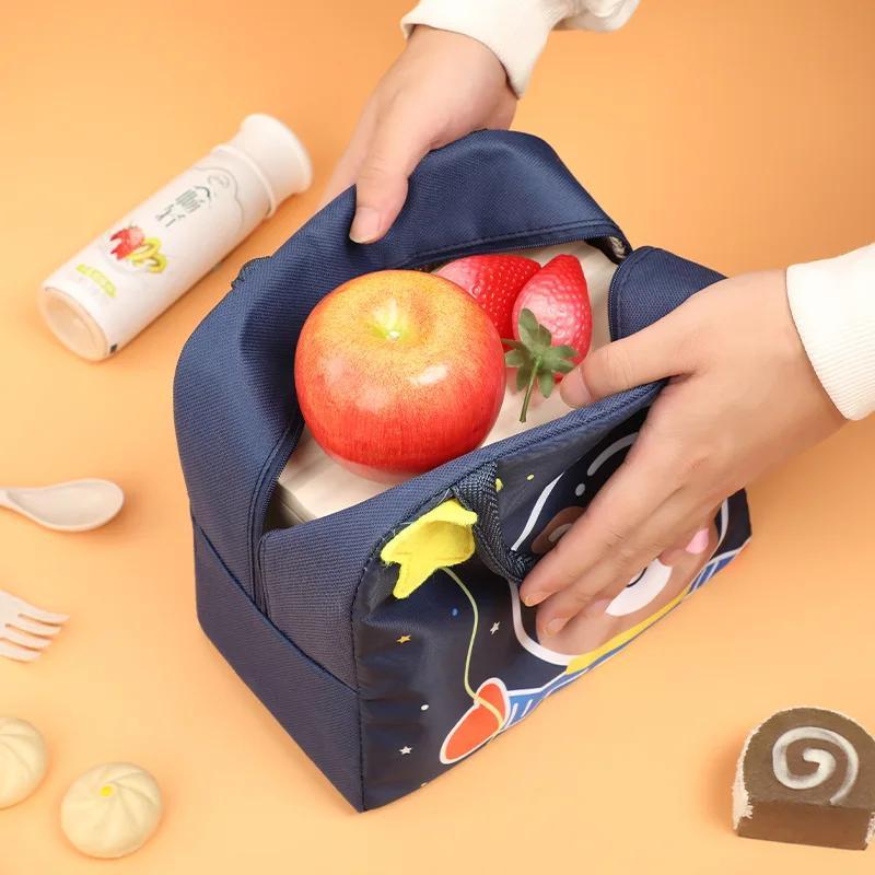 Kawaii Portable Fridge Thermal Bag Women Thermal Insulated Lunch Box Tote Food Small Cooler Bag Pouch
