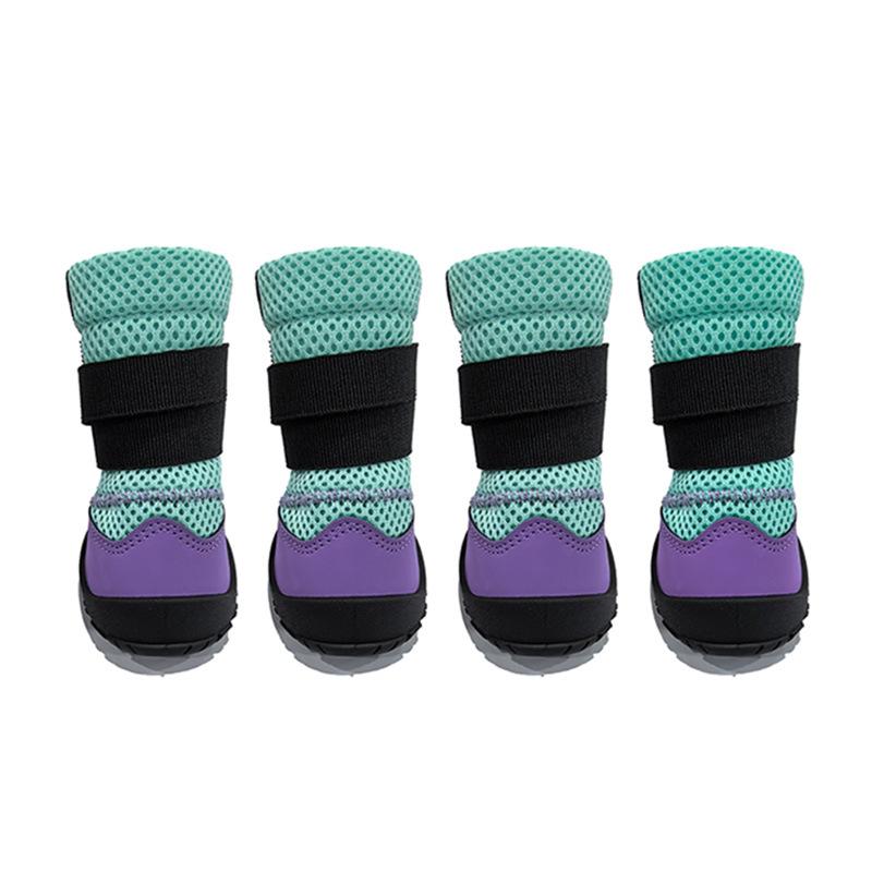 26 Years Outdoor Small Dog Shoes Teddy Bichon Schnauzer Summer Breathable Anti-scalding Feet Wear-resistant Pet Dog Shoes