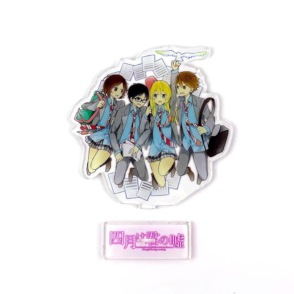Deine Lüge im April Shigatsu wa Kimi no Uso Arima Kousei Miyazono Kaori Acrylständer Standee Spielzeugfigur