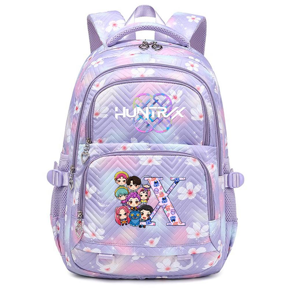 

26 English Letter K-Pop Printed Backpack Student Teenager Bookbag for Boy Girl Schoolbag Kid Gift Women Large Capacity Travel Bag Mochila