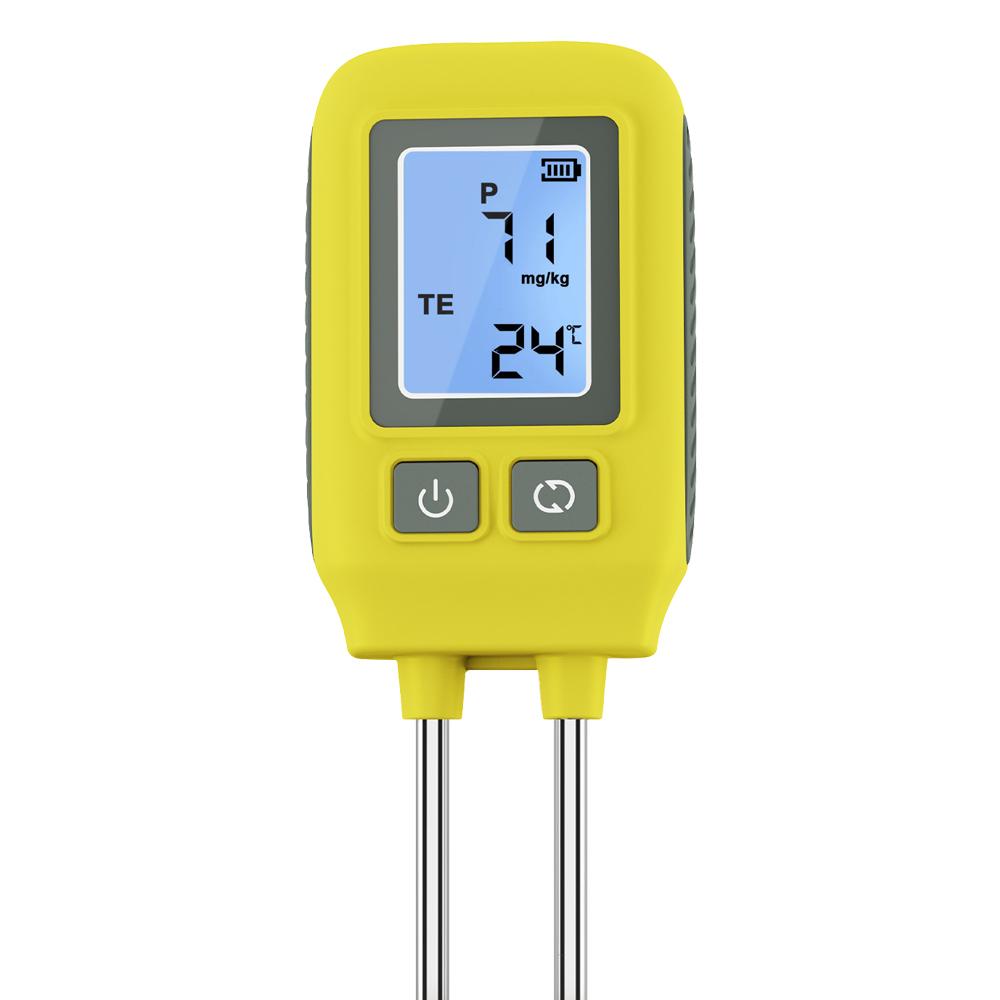 

4 in 1 Soil Tester LCD Backlight Soil Fertilizer Nutrient Detector 0-1999mg/kg Soil NPK Temperature Meter for Garden Farm