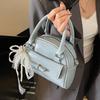 2025 New Korean Version Niche Versatile Sweet Wind Bowling Bag Simple Ins Wind Advanced Sense Messenger Bag Women