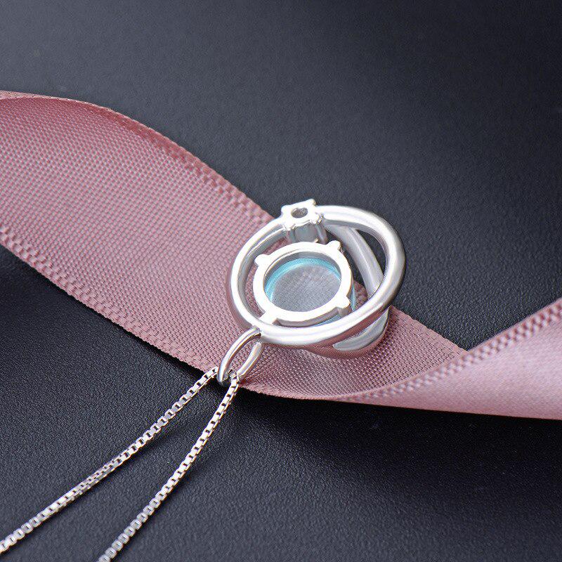 Tancise Colier de argint pandantiv pentru femei petrecere de nunta bijuterii fine