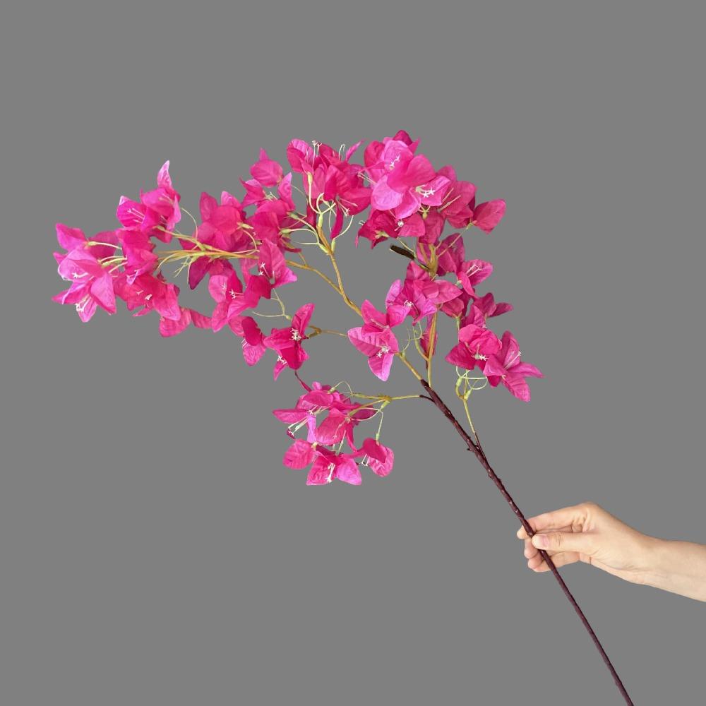76cm Simulation Flower Real Touch Silk Flower Lifelike Fake Bougainvillea Spectabilis  Home