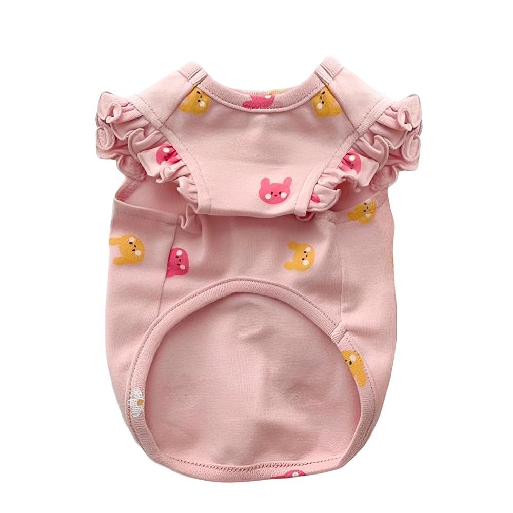 Soft Puppy Sleeveless Vest Breathable Small Dogs Pullovers Kitten T-shirts for Small Medium Dog
