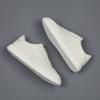 Cross-Border By Korean Version Trend Summer New Breathable White Platform Leather Casual Sports Shoes White Shoes Men'S Board