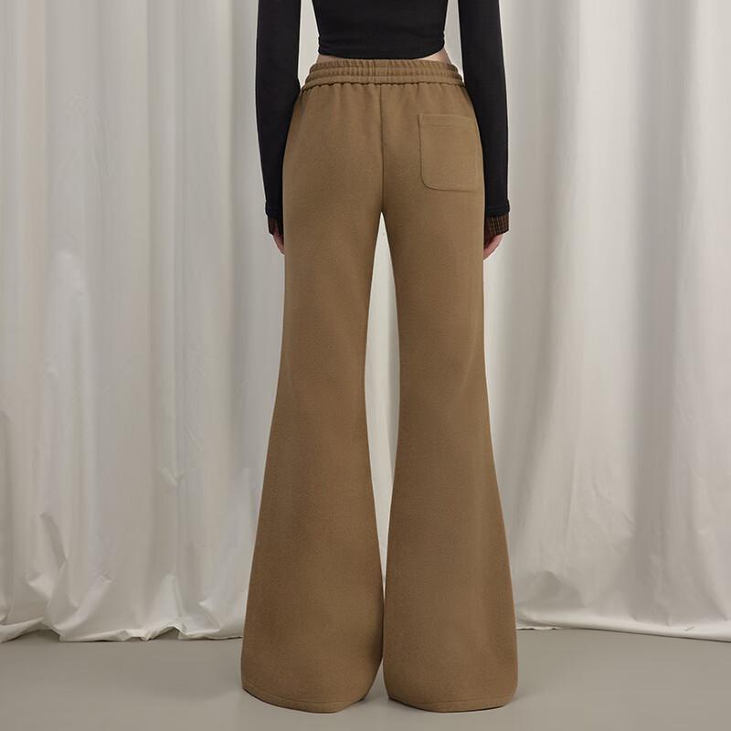 UNIFREE Women's High-Waist Loose Flared Trousers