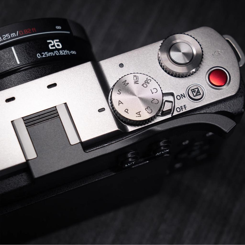 Aluminum Cold Shoe Thumb Up Grip for Panasonic LUMIX S9 Camera Support Handle Ergonomically Designed